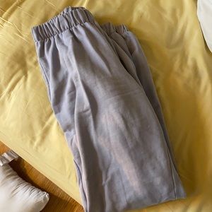 blue brandy melville sweatpants